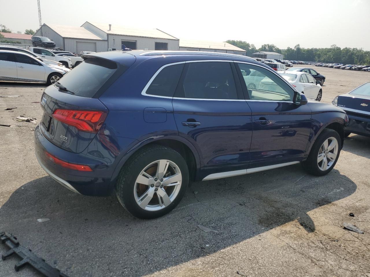 2018 Audi Q5 VIN WA1BNAFY0J2233986 Copart auction photo, front end damage thumbnail 3