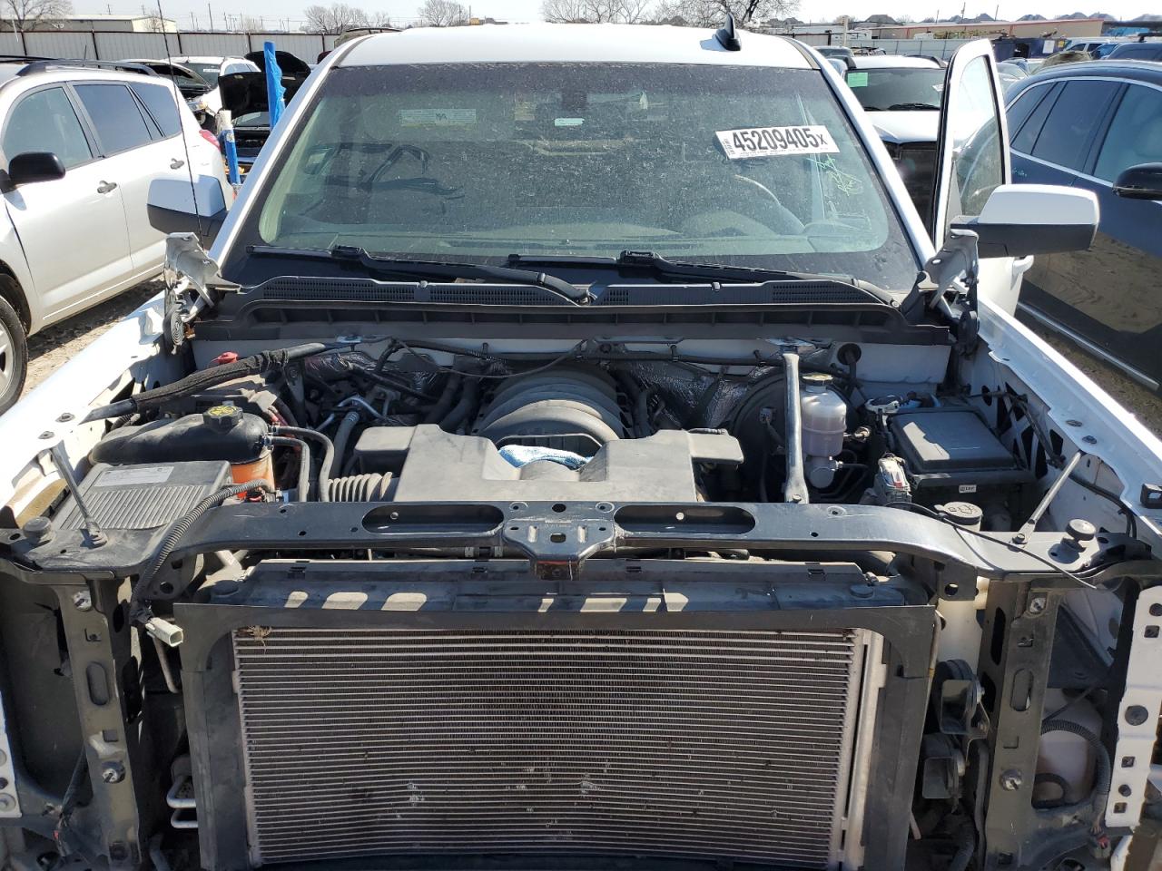 2018 Chevrolet Silverado VIN 3GCPCREC1JG224856 Copart auction photo, front end damage thumbnail 11