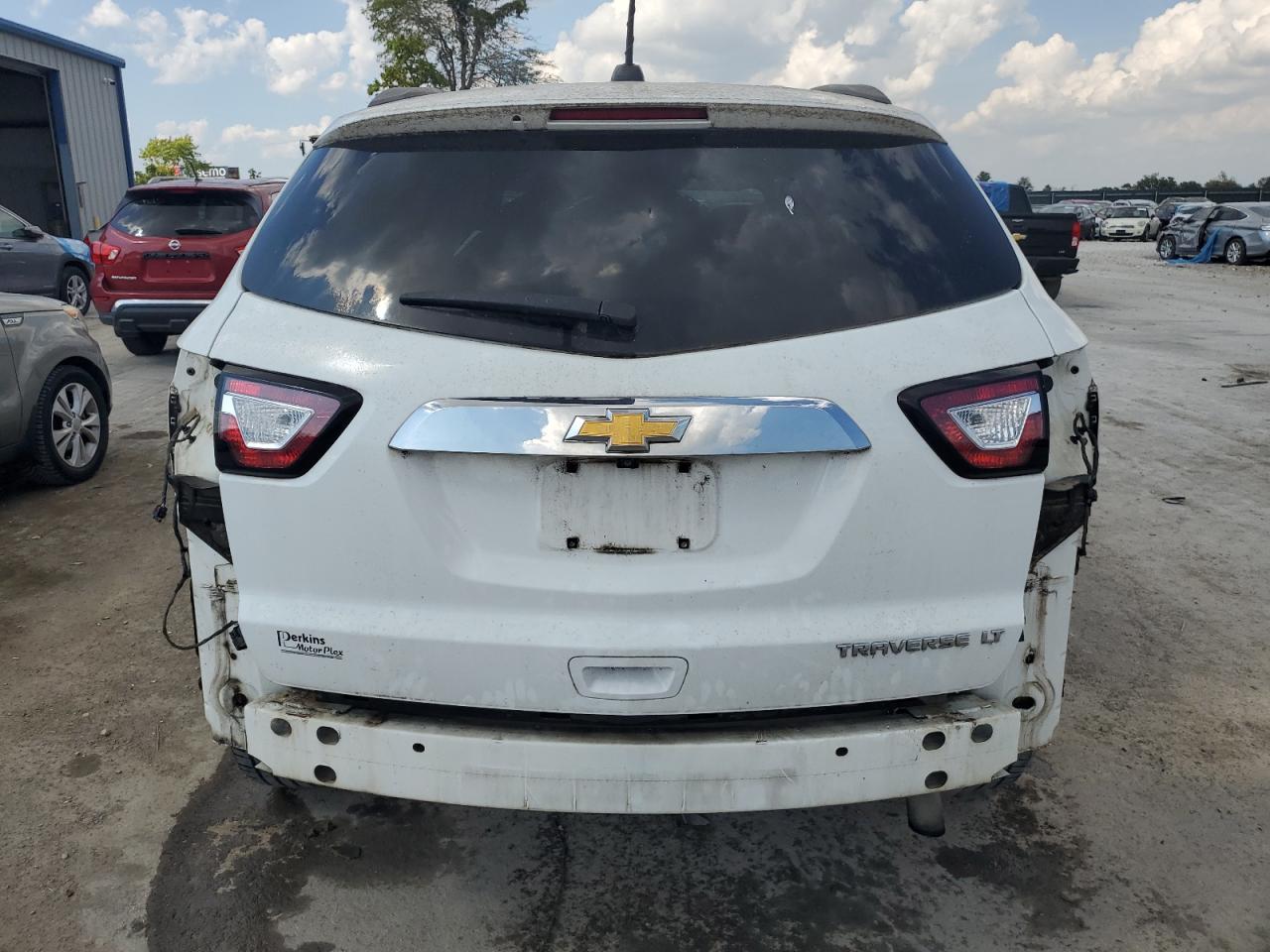 2016 Chevrolet Traverse VIN 1GNKRHKD3GJ127950 Copart auction photo, all over damage thumbnail 6