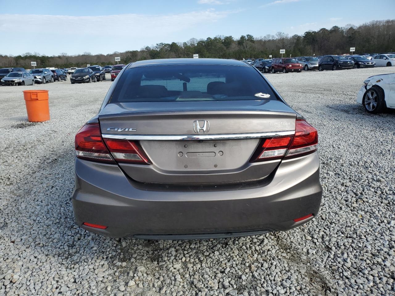 2014 Honda Civic VIN 19XFB2F51EE002485 Copart auction photo, side / minor dent/scratches damage thumbnail 6