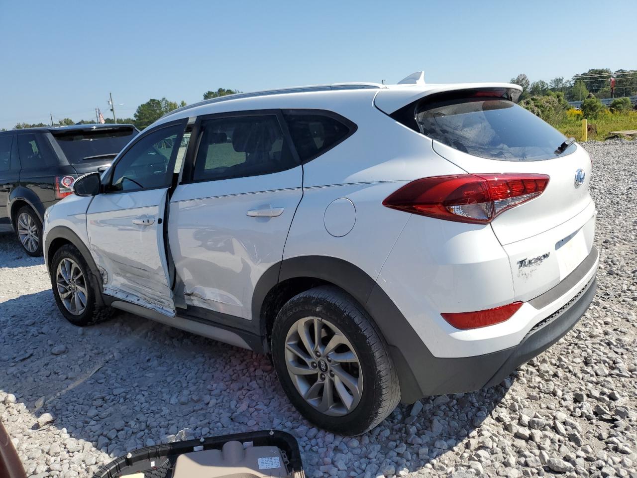 2018 Hyundai Tucson VIN KM8J3CA43JU741120 Copart auction photo, side damage thumbnail 2