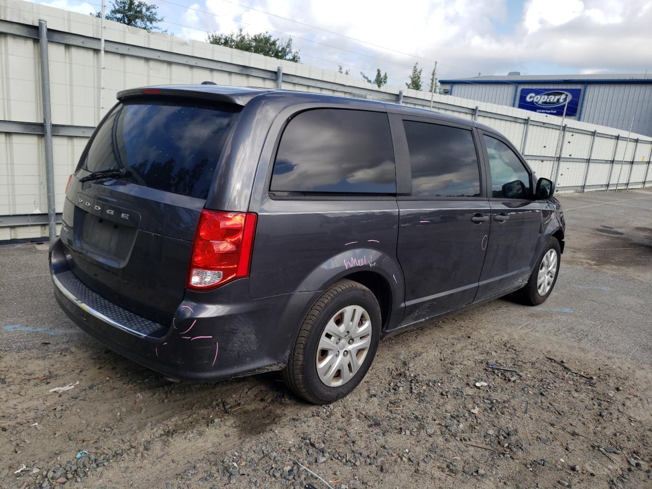 2019 Dodge Caravan VIN 2C4RDGBG6KR503698 Copart auction photo, front end damage thumbnail 3