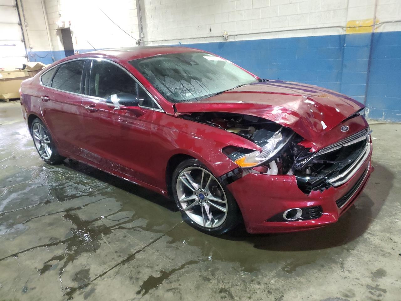 2015 Ford Fusion VIN 3FA6P0K94FR212996 Copart auction photo, front end damage thumbnail 4
