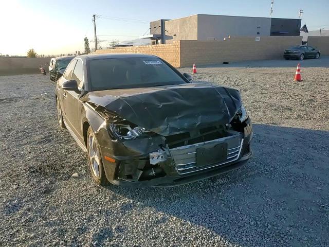2019 Audi A4 VIN WAUDNAF41KN019694 Copart auction photo, front end / side damage thumbnail 11