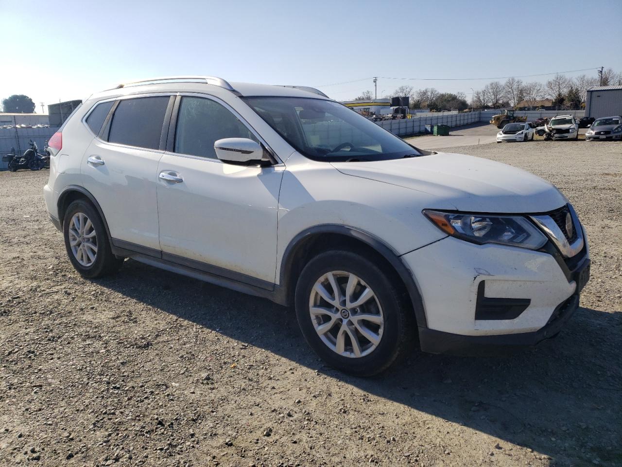 2019 Nissan Rogue VIN KNMAT2MT1KP537143 Copart auction photo, side / rear end damage thumbnail 4