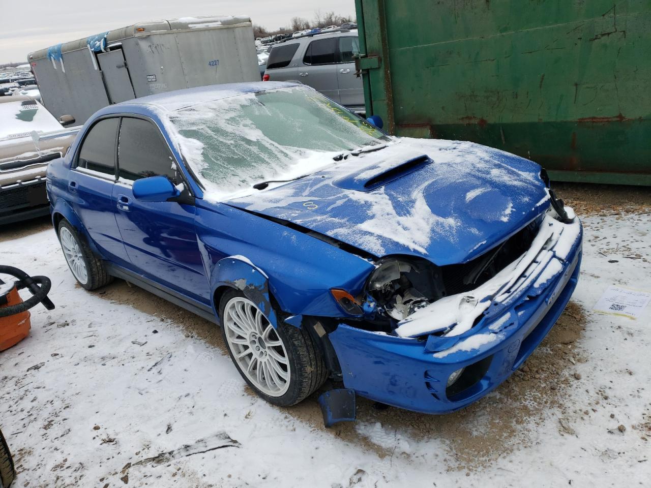 2002 Subaru WRX VIN JF1GD29622G515474 Copart auction photo, front end damage thumbnail 4