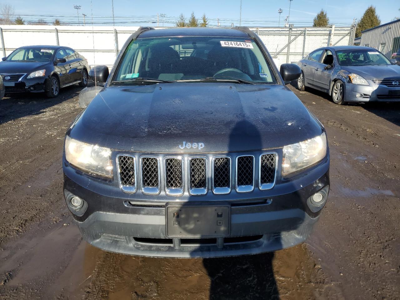 2014 Jeep Compass VIN 1C4NJDBB9ED774255 Copart auction photo, rear end damage thumbnail 5
