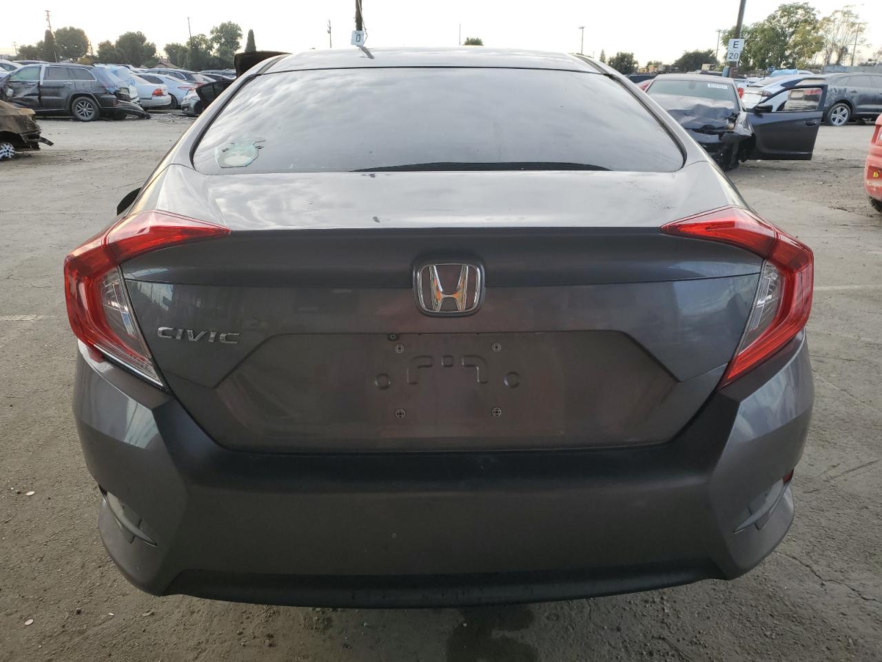 2016 Honda Civic VIN 19XFC2F77GE249172 Copart auction photo, side / front end damage thumbnail 6