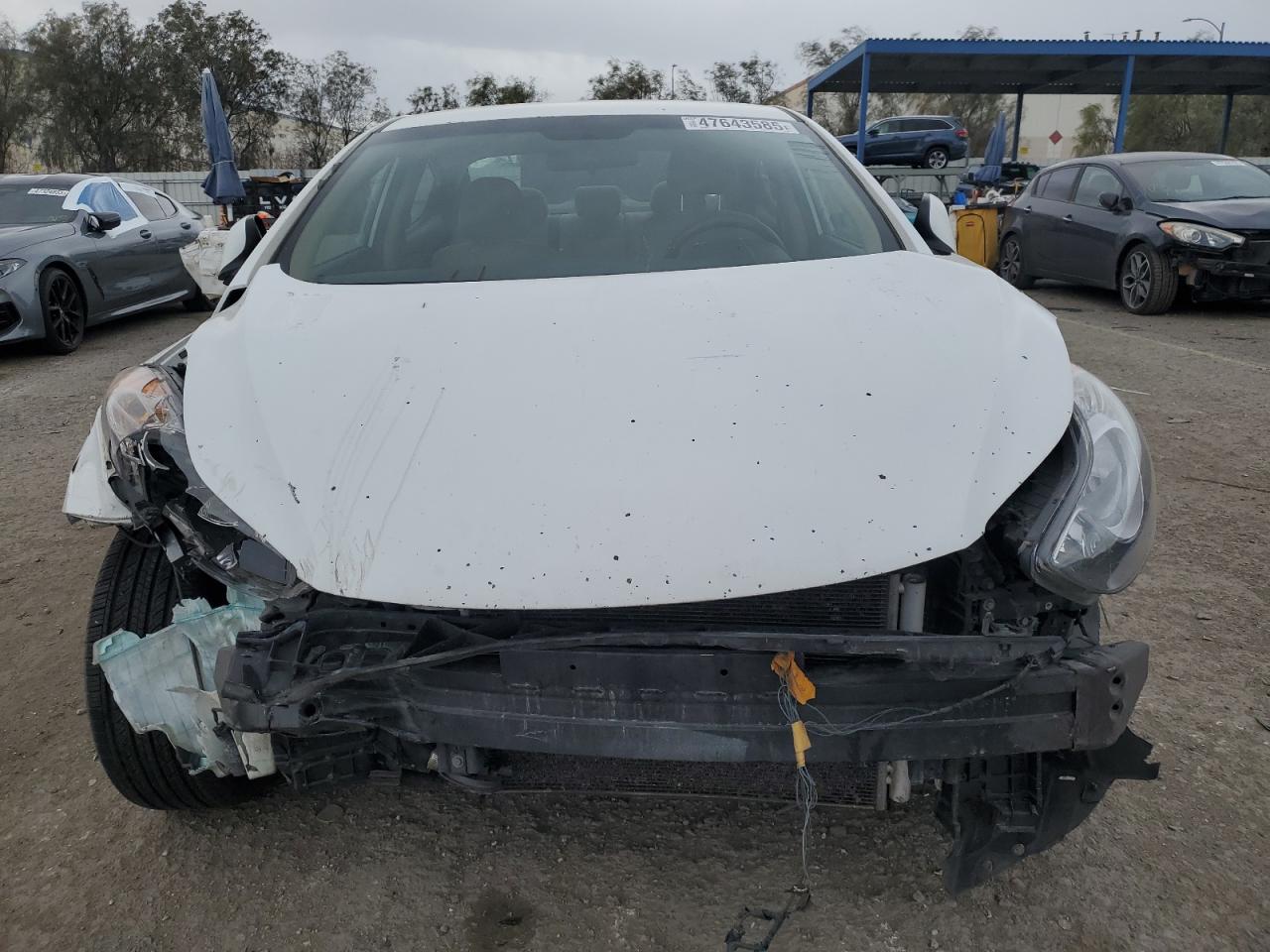 2011 Hyundai Elantra VIN 5NPDH4AE6BH060026 Copart auction photo, front end / side damage thumbnail 5