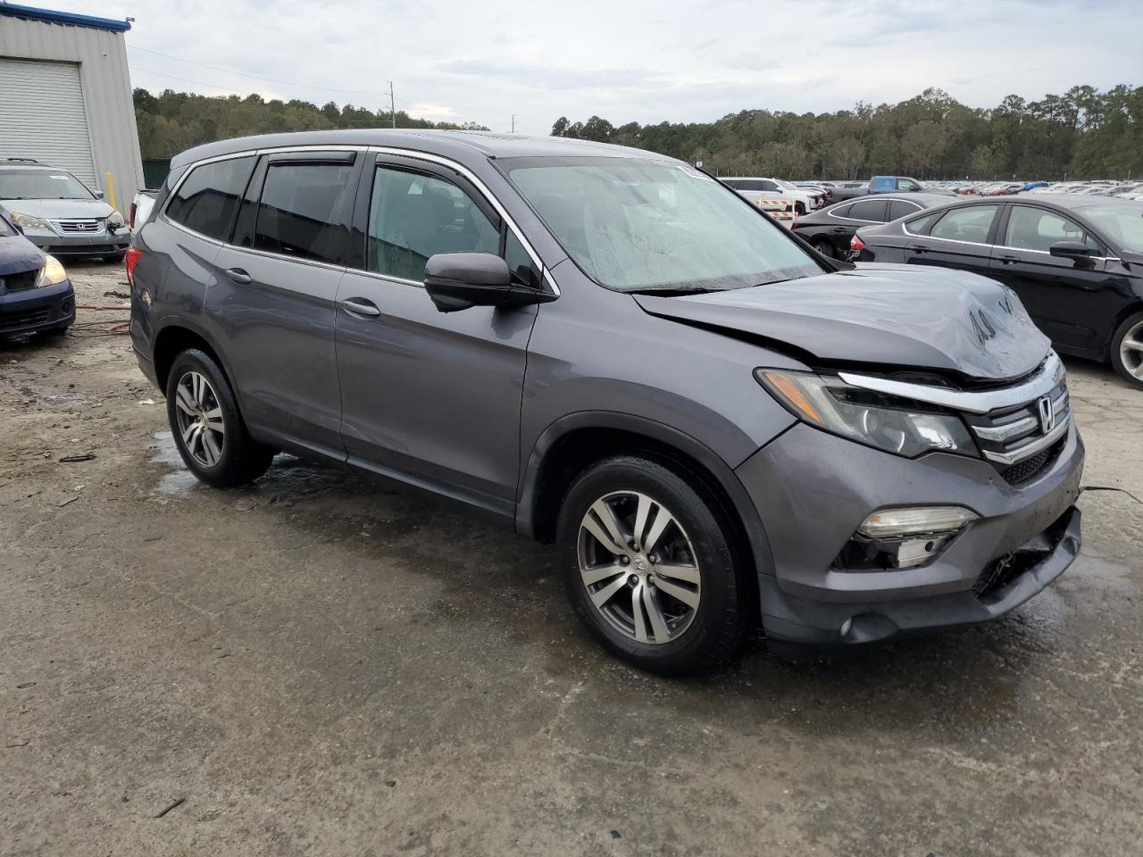 2016 Honda Pilot VIN 5FNYF6H58GB098176 Copart auction photo, front end damage thumbnail 4