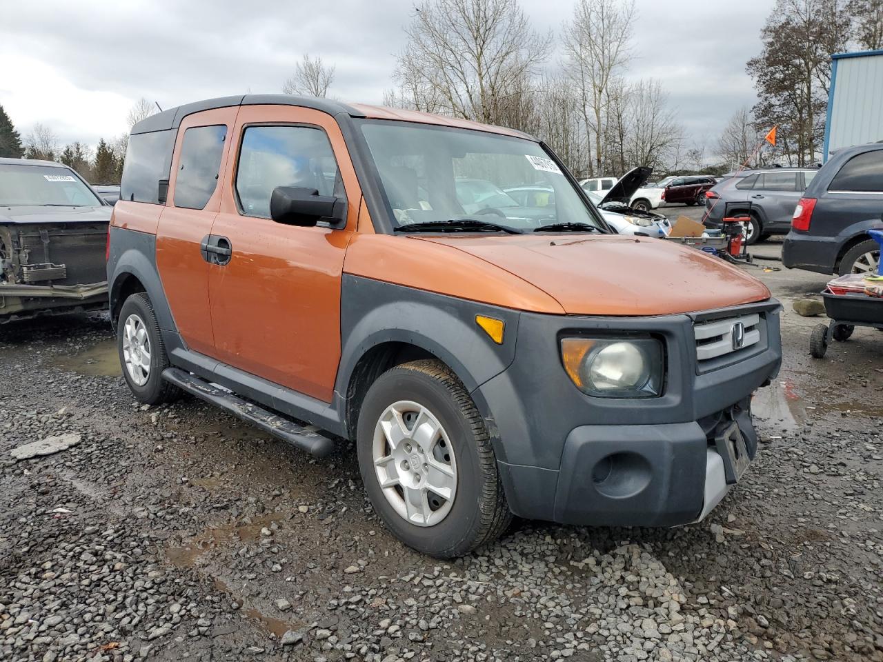 2008 Honda Element VIN 5J6YH28308L014555 Copart auction photo, undercarriage / front end damage thumbnail 4