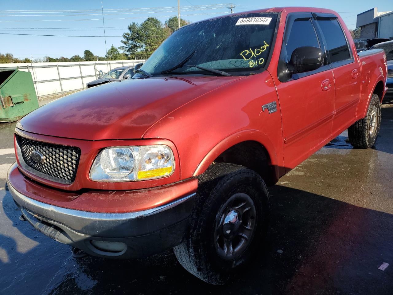 2002 Ford F-150 VIN 1FTRW08L42KD36651