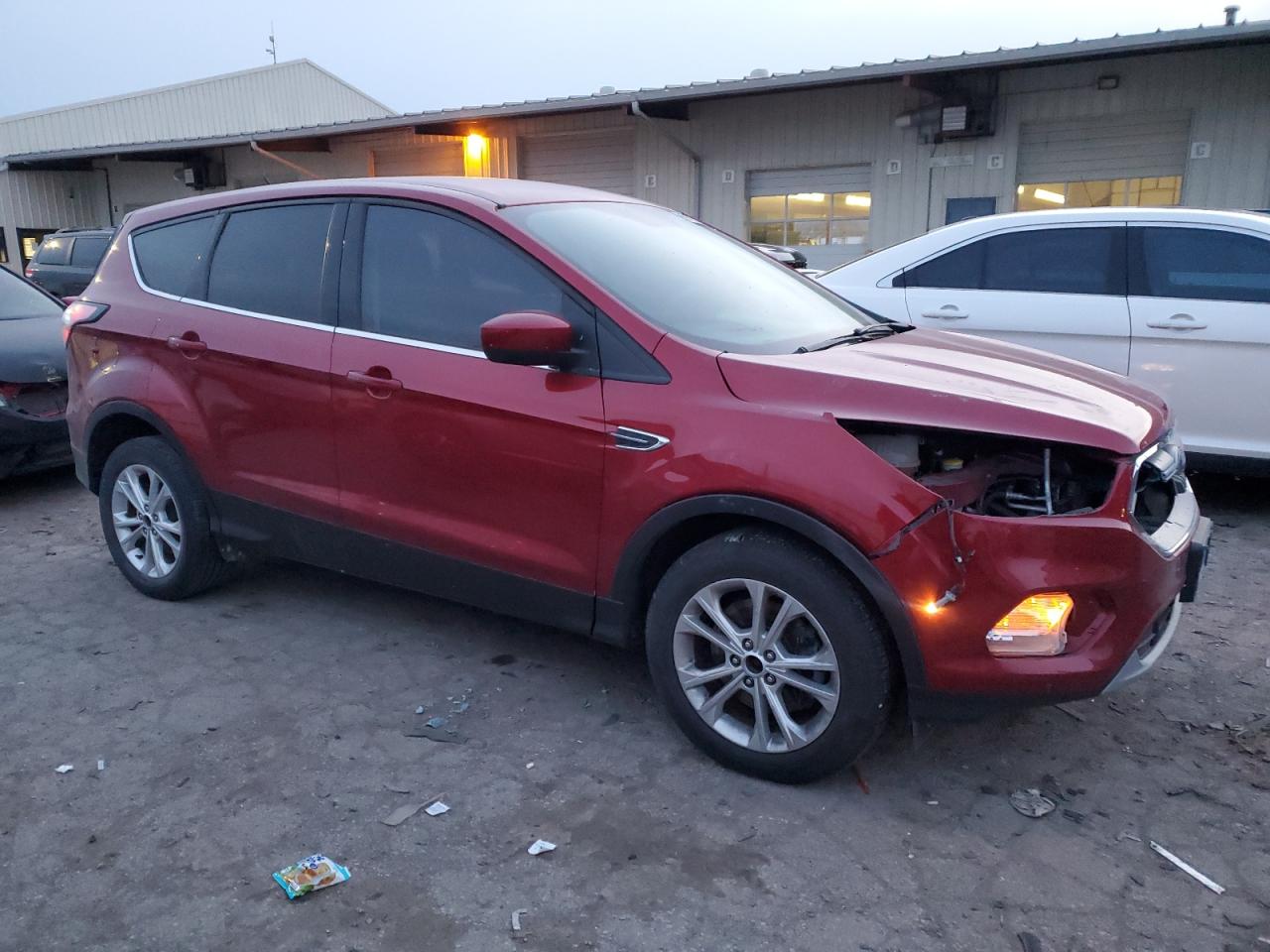2017 Ford Escape VIN 1FMCU9GD1HUC77223 Copart auction photo, front end damage thumbnail 4