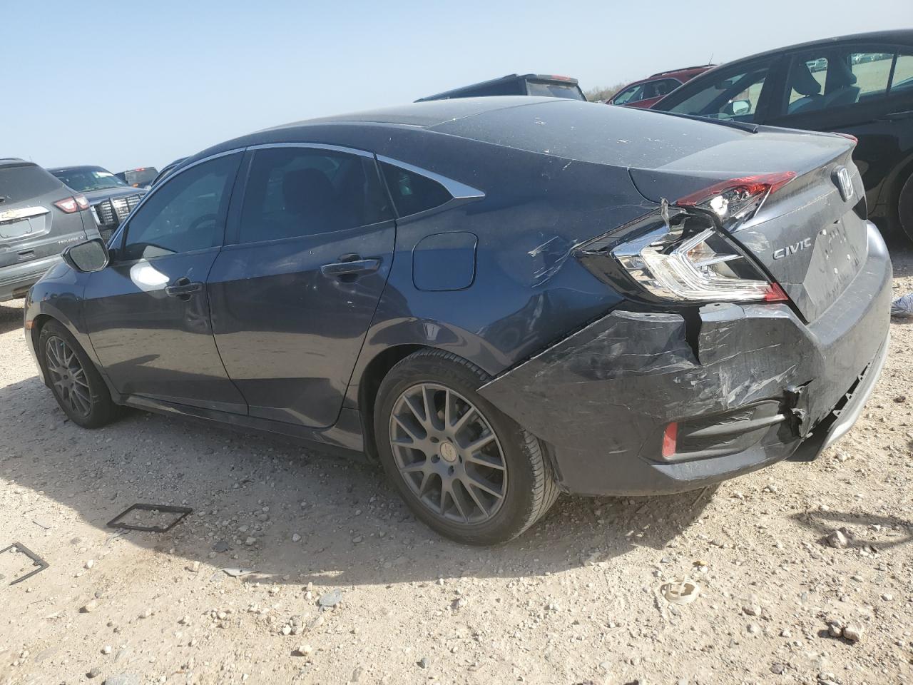 2020 Honda Civic VIN 2HGFC2F60LH573801 Copart auction photo, rear end / minor dent/scratches damage thumbnail 2