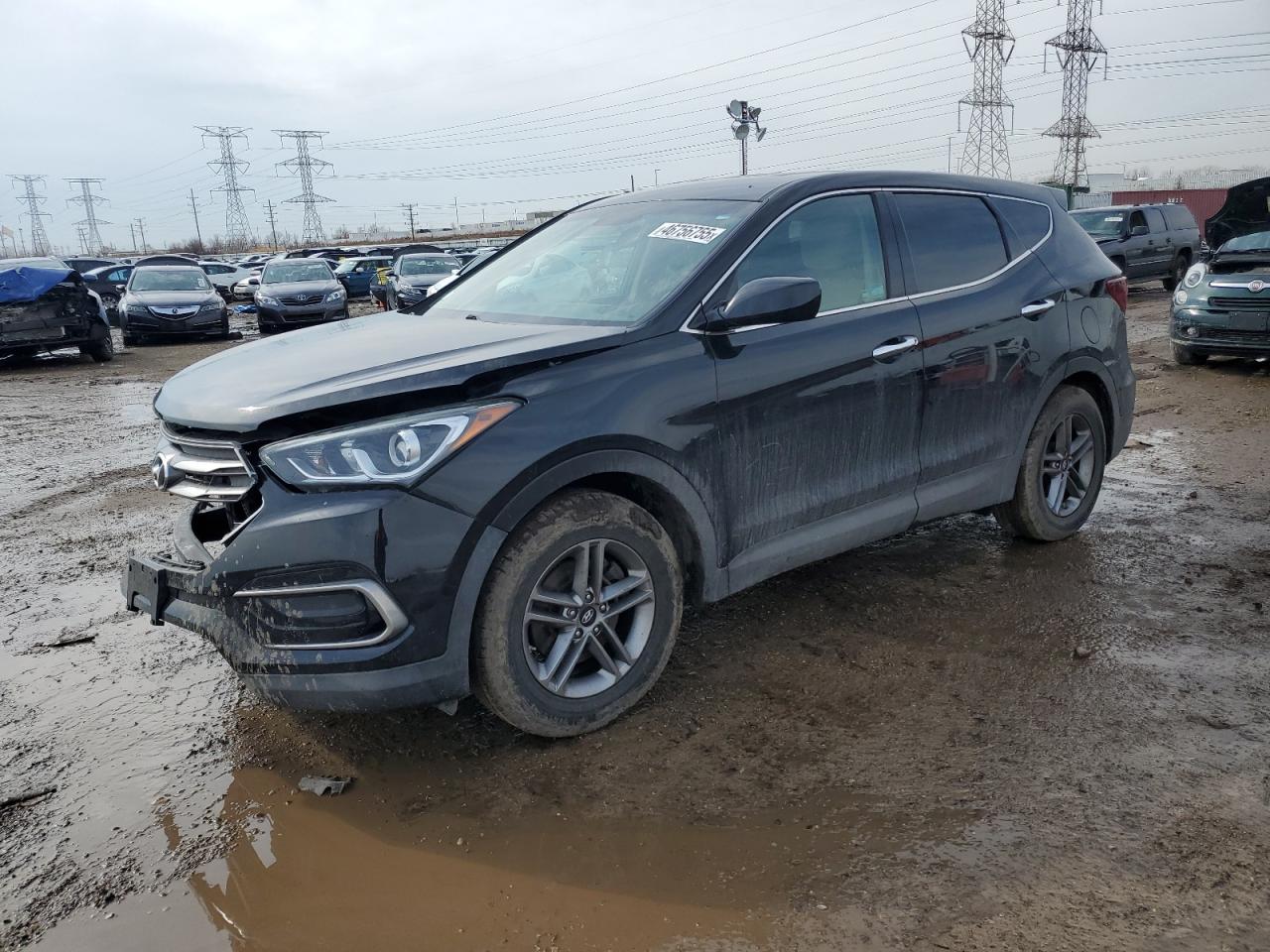 2017 Hyundai Santa Fe VIN 5NMZTDLB9HH027955