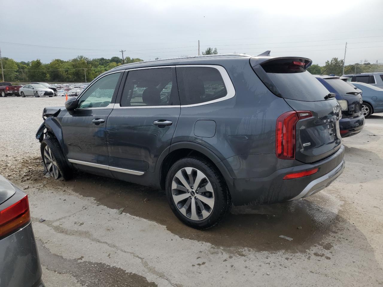 2022 KIA Telluride VIN 5XYP6DHC8NG206669 Copart auction photo, front end damage thumbnail 2