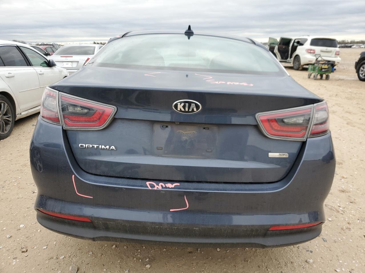 2015 KIA Optima VIN KNAGM4AD4F5078186 Copart auction photo, front end / minor dent/scratches damage thumbnail 6