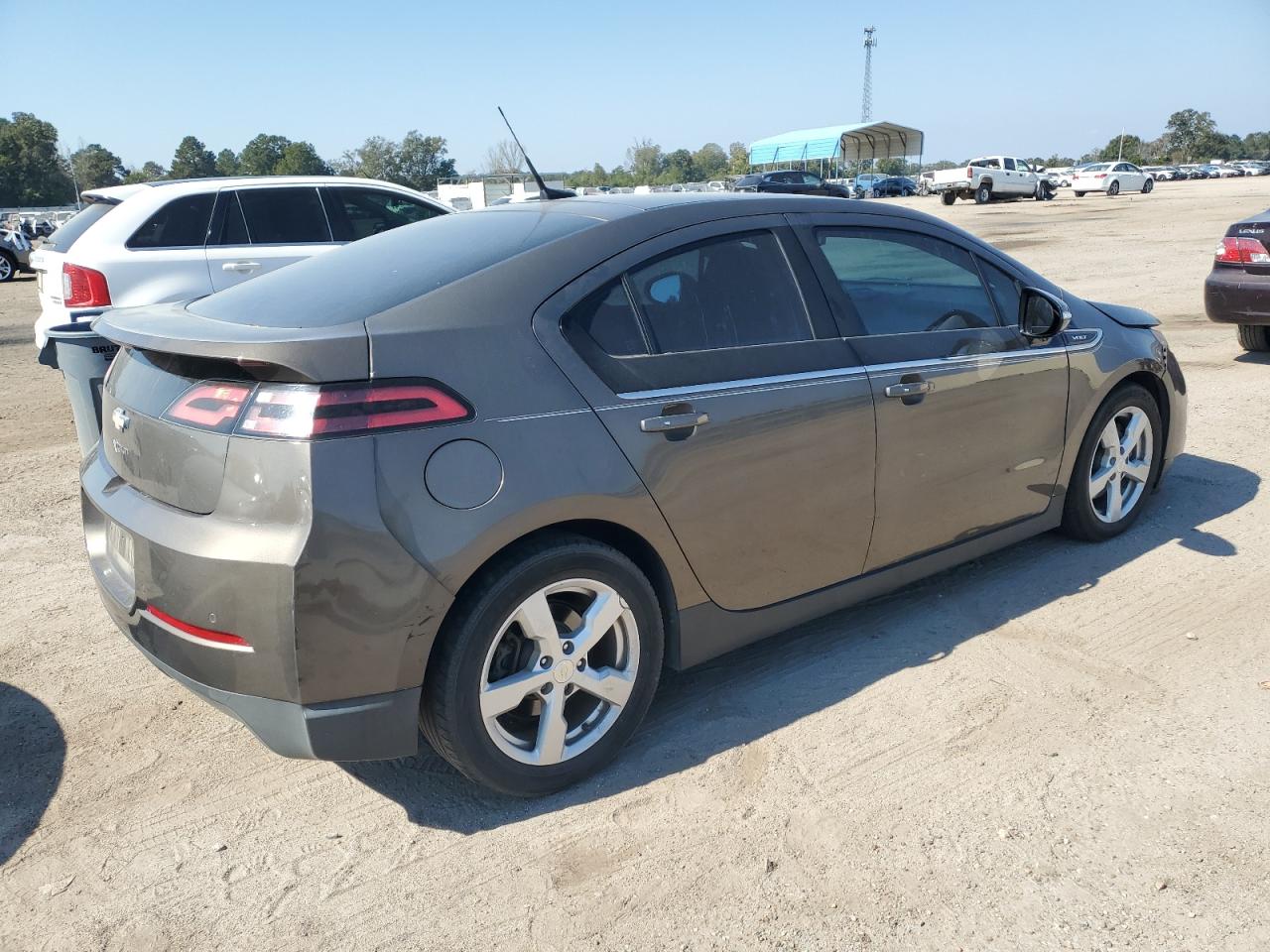 2014 Chevrolet Volt VIN 1G1RD6E46EU151492 Copart auction photo, front end / rear end damage thumbnail 3
