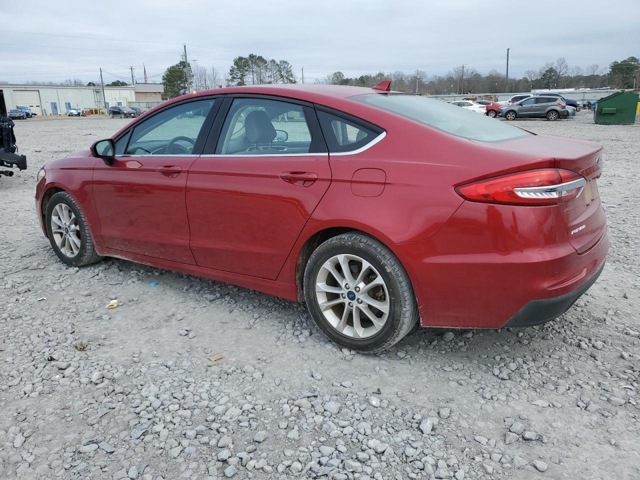 2020 Ford Fusion VIN 3FA6P0HD3LR230008 Copart auction photo, vandalism damage thumbnail 2