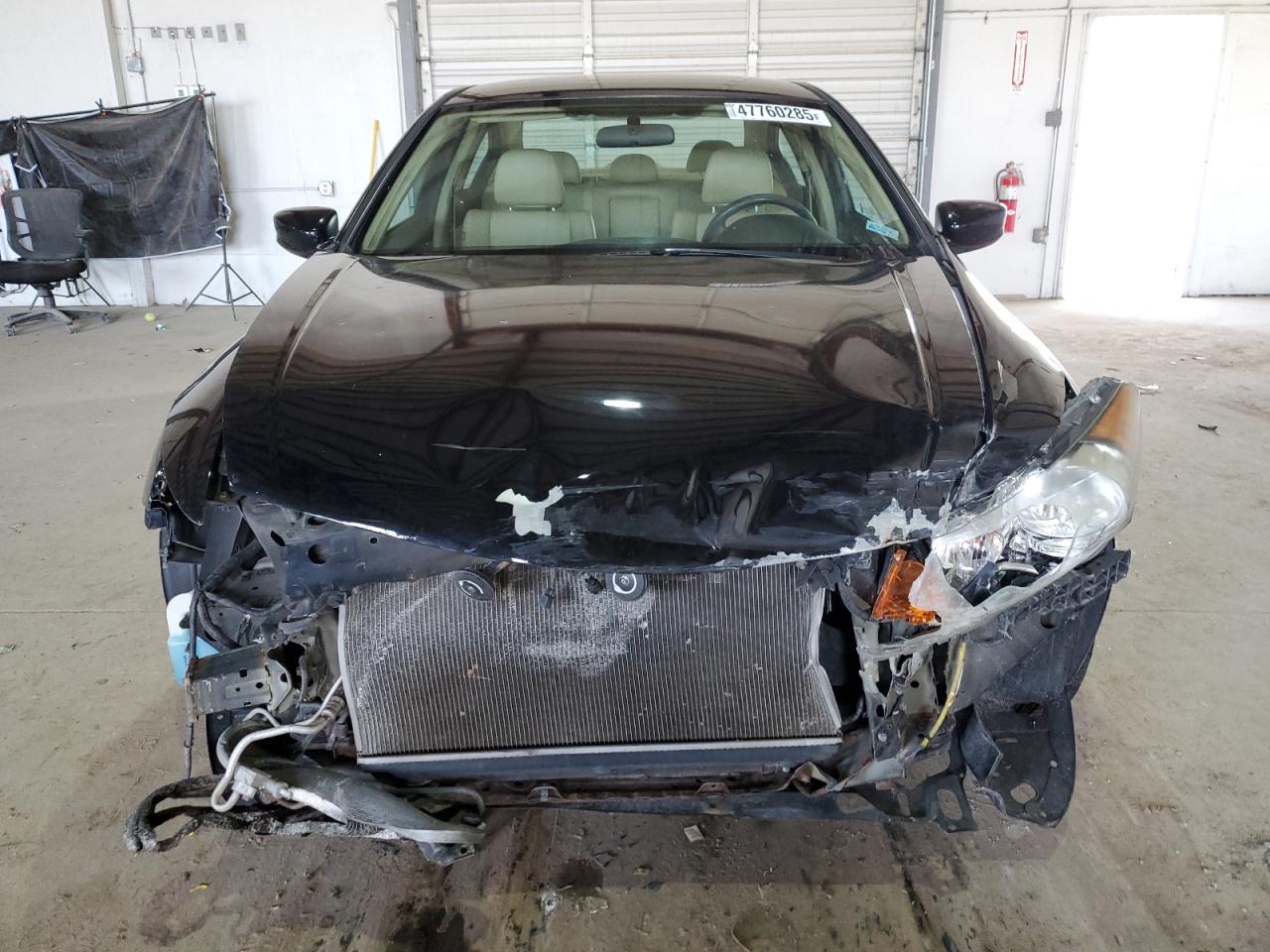 2012 Honda Accord VIN 1HGCP2F6XCA024418 Copart auction photo, front end / frame damage damage thumbnail 5