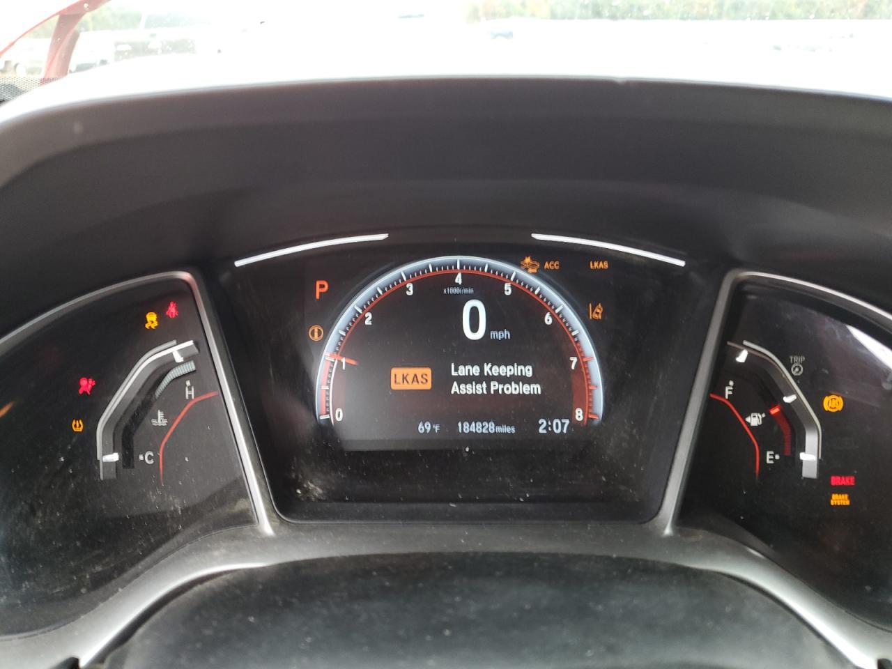 2019 Honda Civic VIN 2HGFC2F85KH544696 Copart auction photo, front end damage thumbnail 9