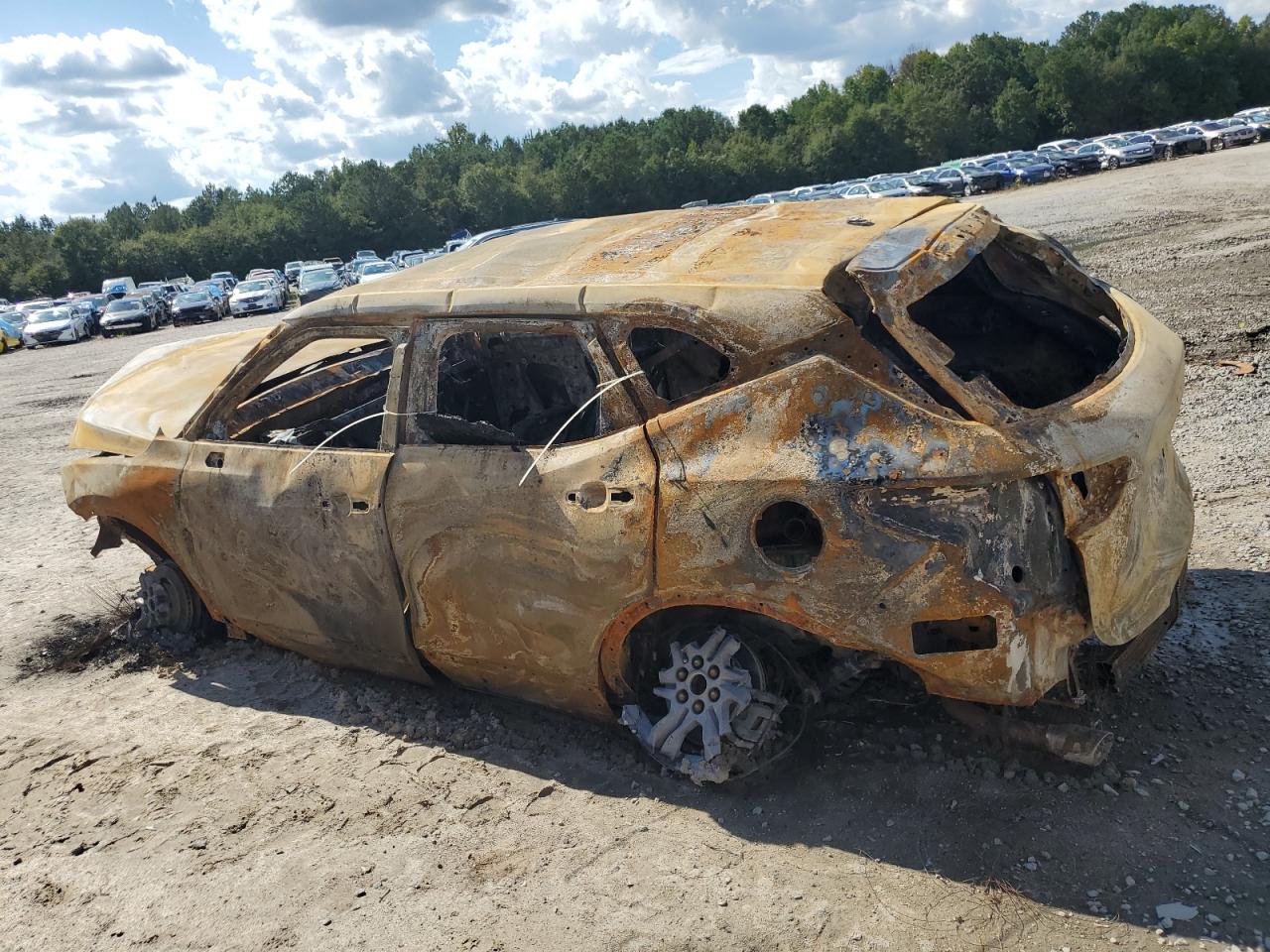 2020 Chevrolet Blazer VIN 3GNKBBRA9LS692953 Copart auction photo, burn - engine / burn damage thumbnail 2