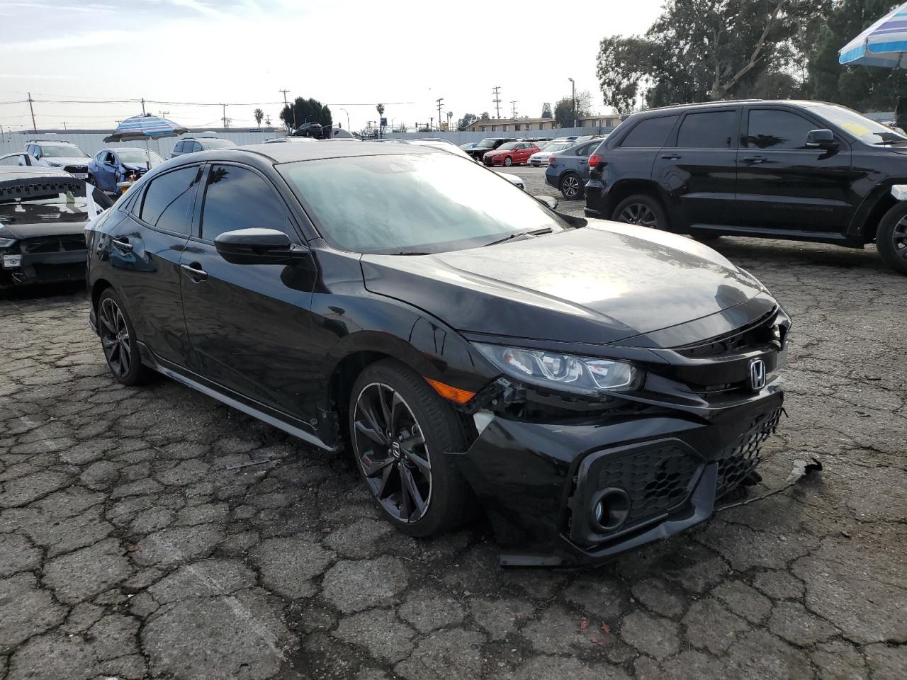 2019 Honda Civic VIN SHHFK7H48KU401299 Copart auction photo, front end / minor dent/scratches damage thumbnail 4