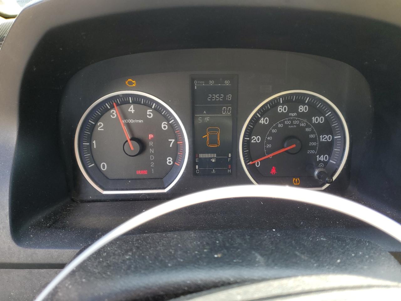 2007 Honda CR-V VIN JHLRE48597C009923 Copart auction photo, all over / minor dent/scratches damage thumbnail 9