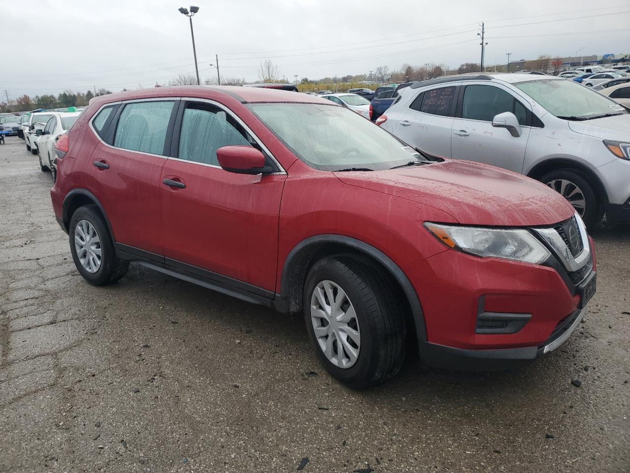 2017 Nissan Rogue VIN JN8AT2MV3HW269796 Copart auction photo, side / front end damage thumbnail 4
