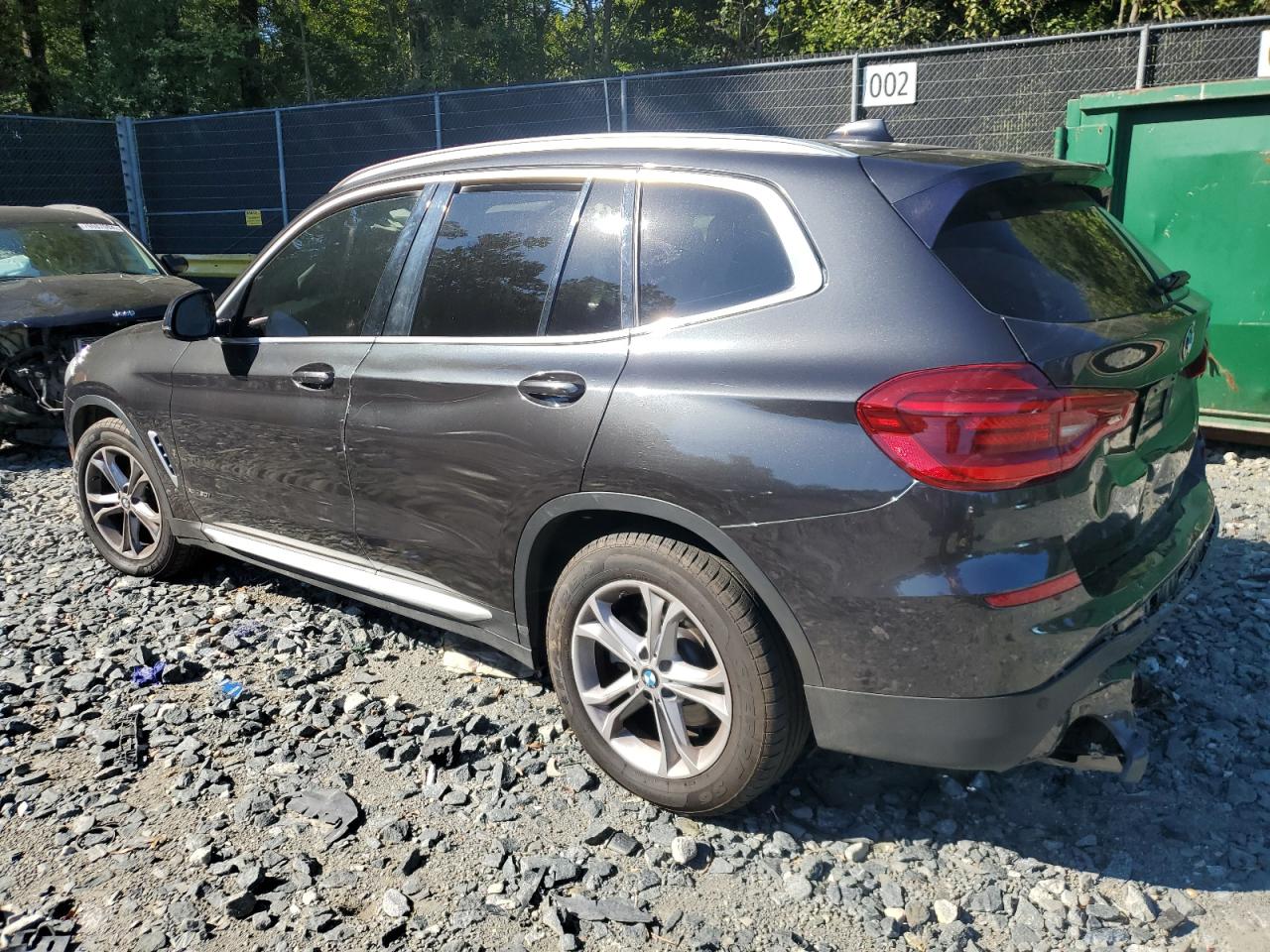 2018 BMW X3 VIN 5UXTR9C55JLD65130 Copart auction photo, rear end damage thumbnail 2