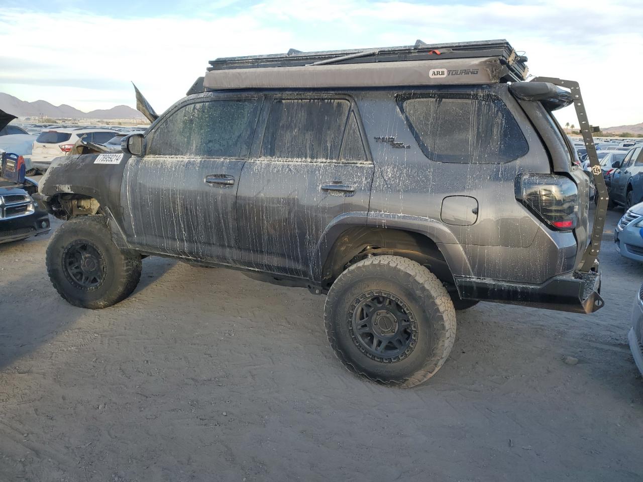 2020 Toyota 4Runner VIN JTEBU5JR7L5829884 Copart auction photo, burn damage thumbnail 2