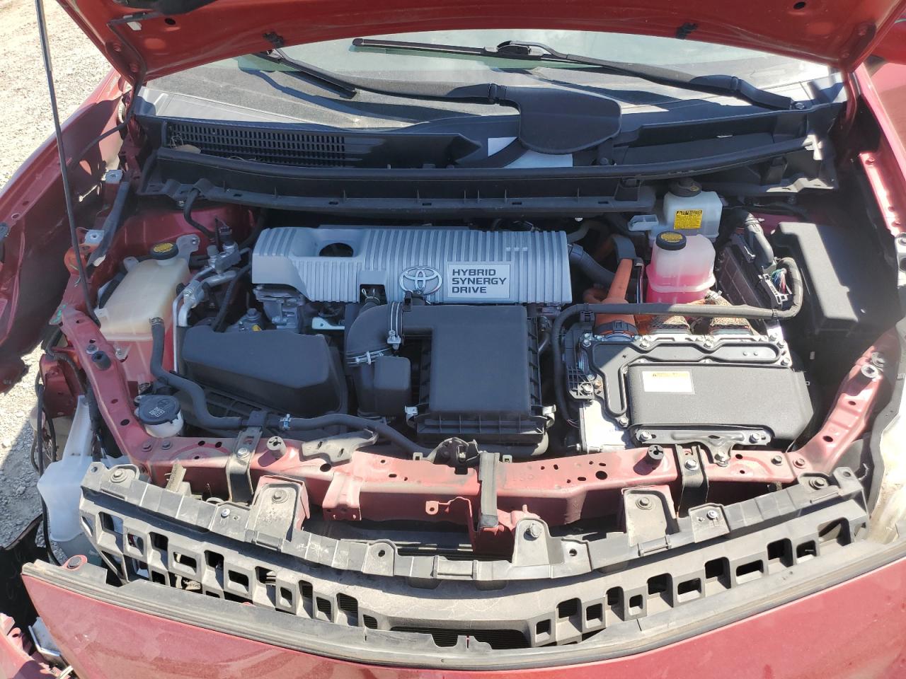 2014 Toyota Prius VIN JTDZN3EU1E3337093 Copart auction photo, front end damage thumbnail 13