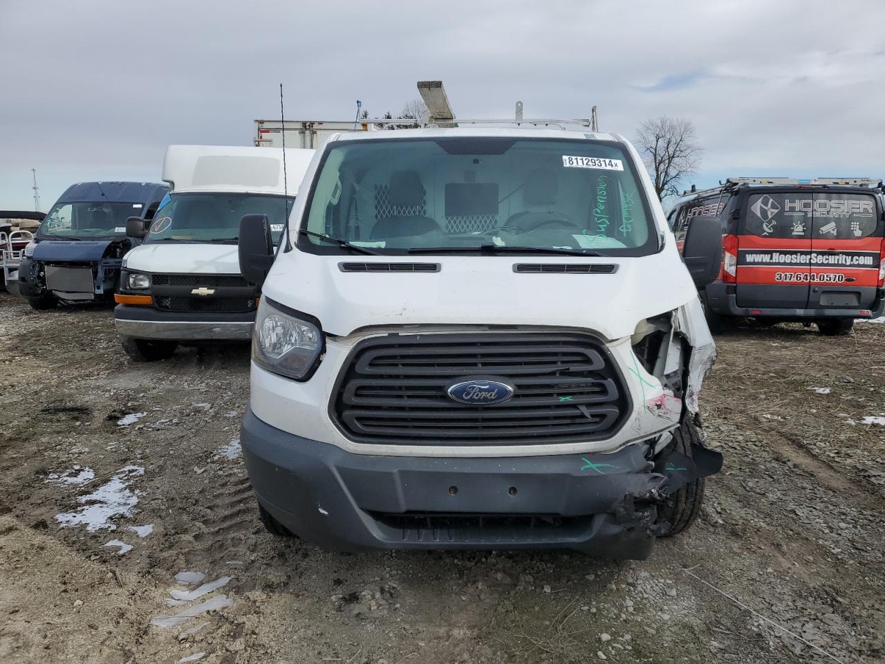 2015 Ford Transit VIN 1FTSW2ZM1FKA68197 Copart auction photo, front end / side damage thumbnail 5