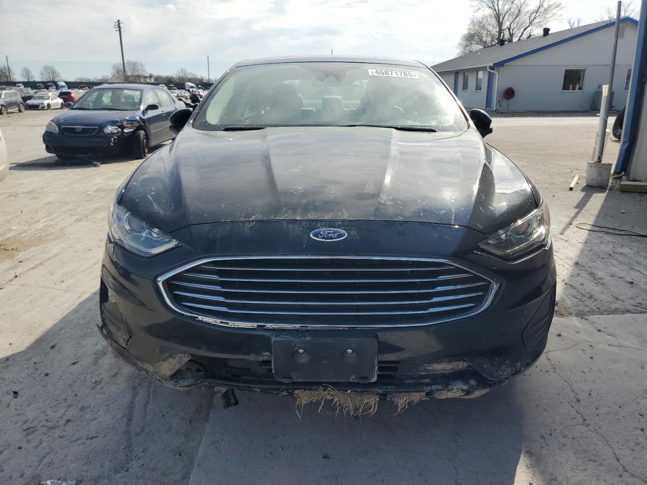 2019 Ford Fusion VIN 3FA6P0G71KR111917 Copart auction photo, front end / rear end damage thumbnail 5