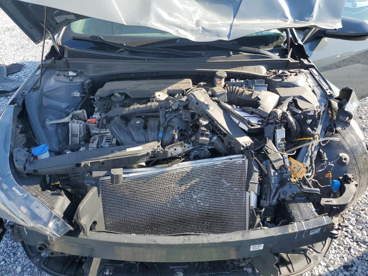 2022 Hyundai Elantra VIN KMHLM4AG6NU351835 Copart auction photo, front end damage thumbnail 12