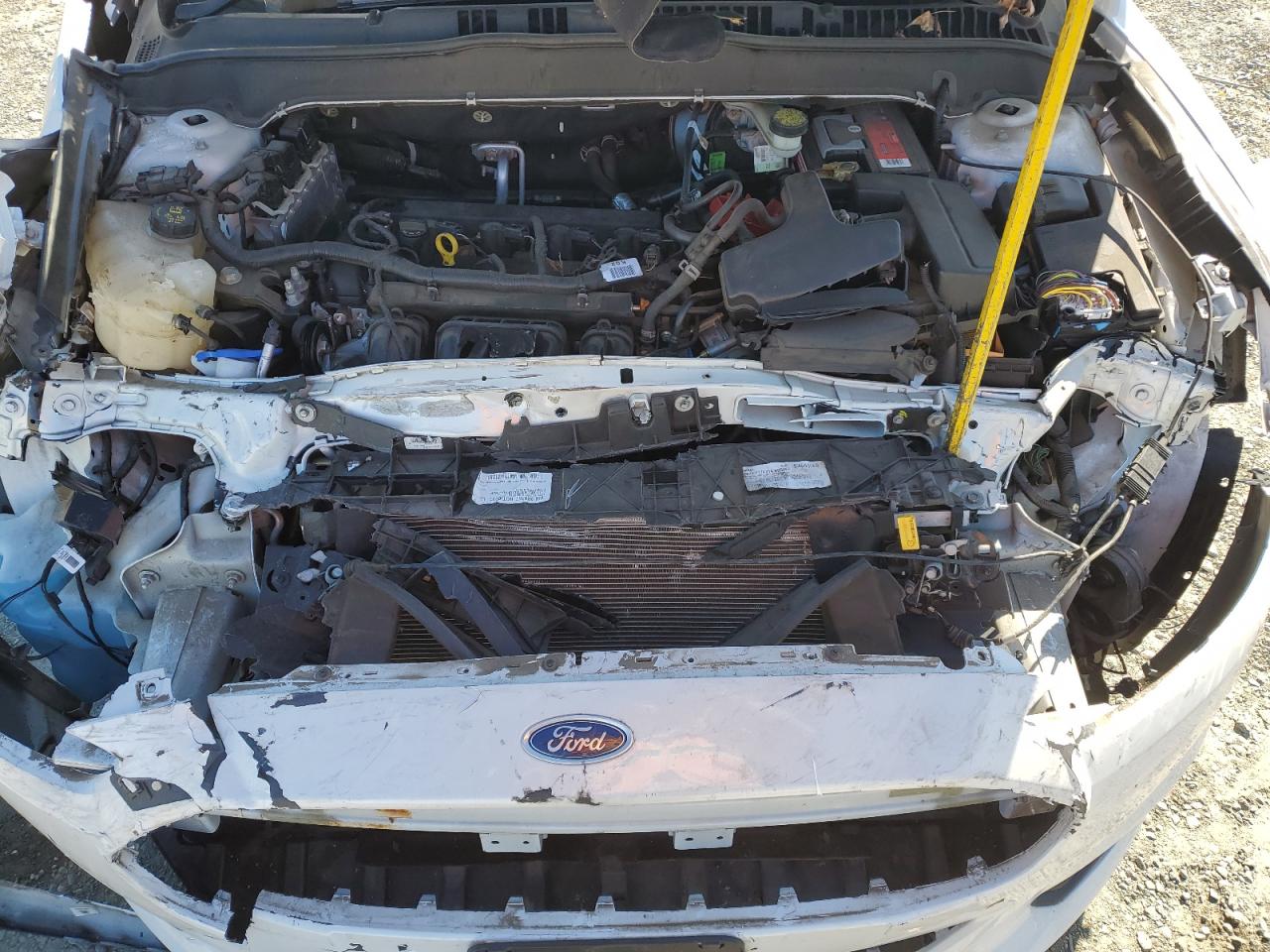 2016 Ford Fusion VIN 3FA6P0H77GR386567 Copart auction photo, front end / side damage thumbnail 13