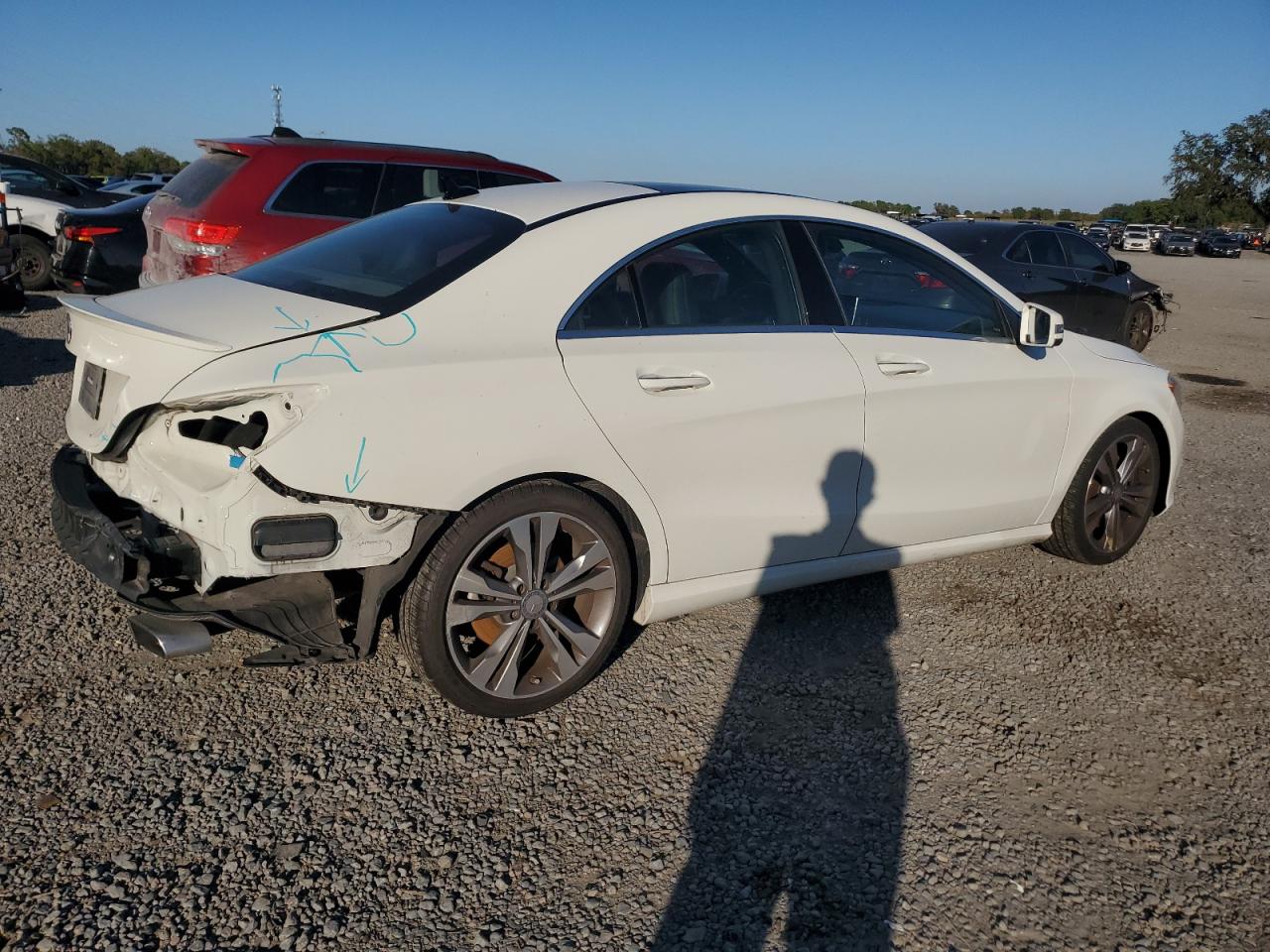 2015 Mercedes-Benz CLA-klasse VIN WDDSJ4EB3FN263477 Copart auction photo, rear end damage thumbnail 3