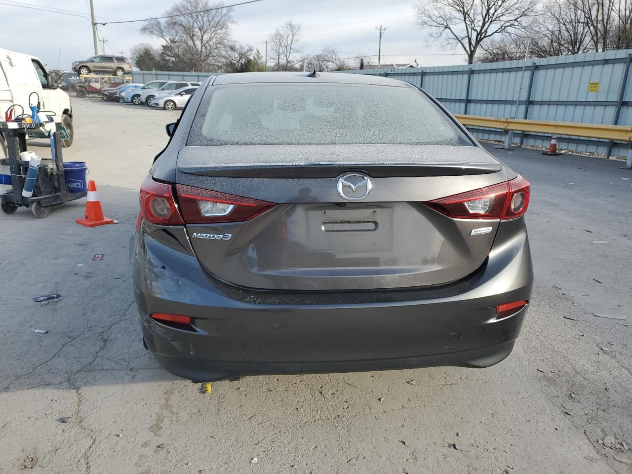 2017 Mazda 3 VIN 3MZBN1V7XHM125874 Copart auction photo, front end / side damage thumbnail 6