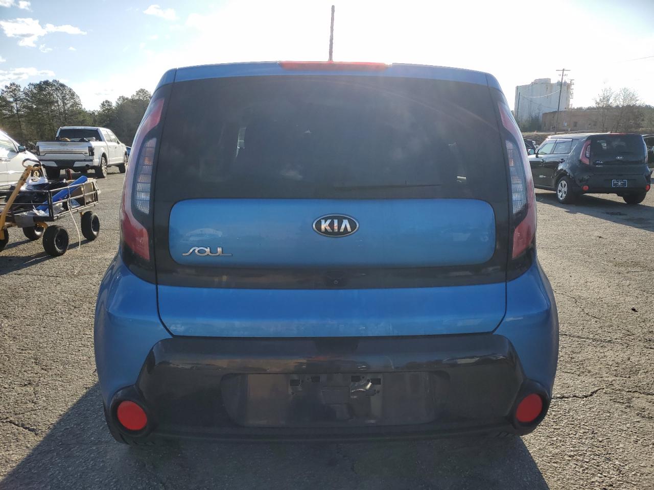 2016 KIA Soul VIN KNDJP3A51G7345678 Copart auction photo, front end damage thumbnail 6