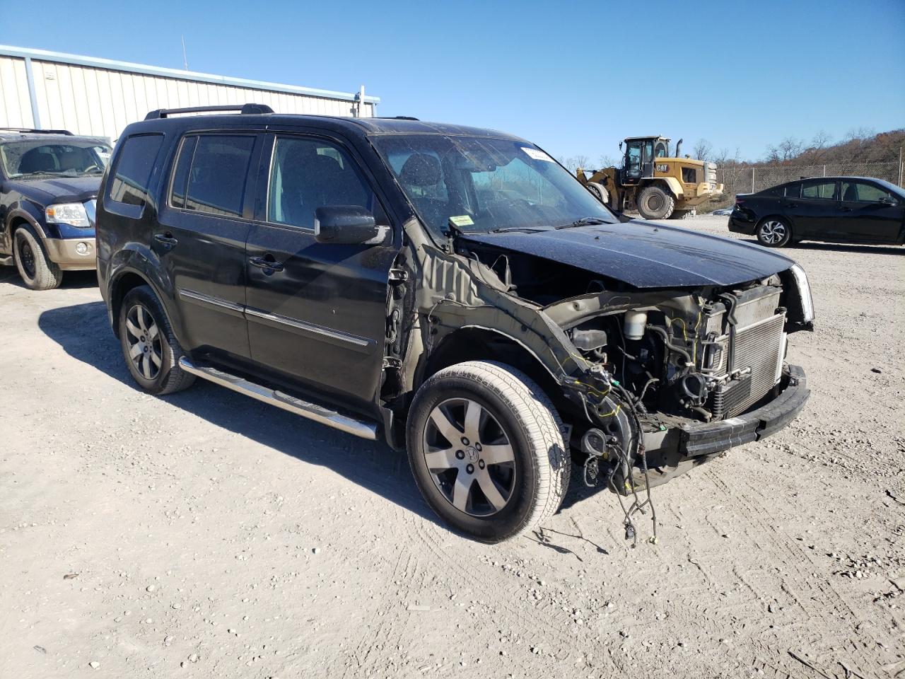2012 Honda Pilot VIN 5FNYF4H99CB067617 Copart auction photo, front end damage thumbnail 4