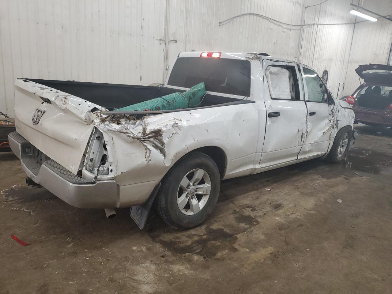 2018 RAM 1500 VIN 1C6RR7ST0JS348696 Copart auction photo, rollover damage thumbnail 3