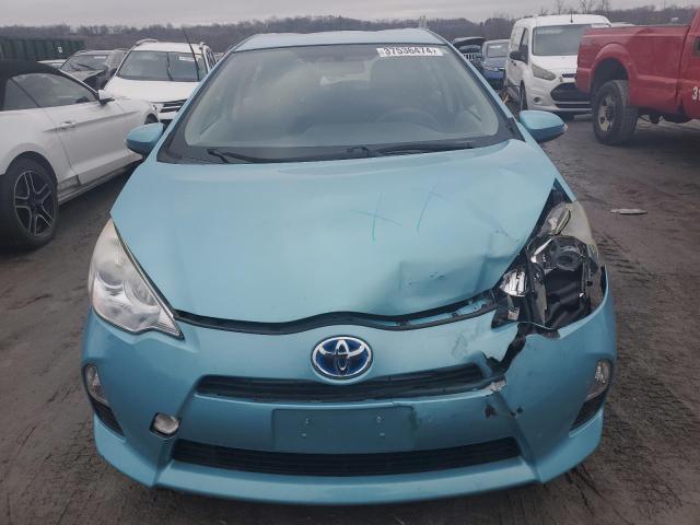 2013 Toyota Prius VIN JTDKDTB34D1055380 Copart auction photo, front end damage thumbnail 5