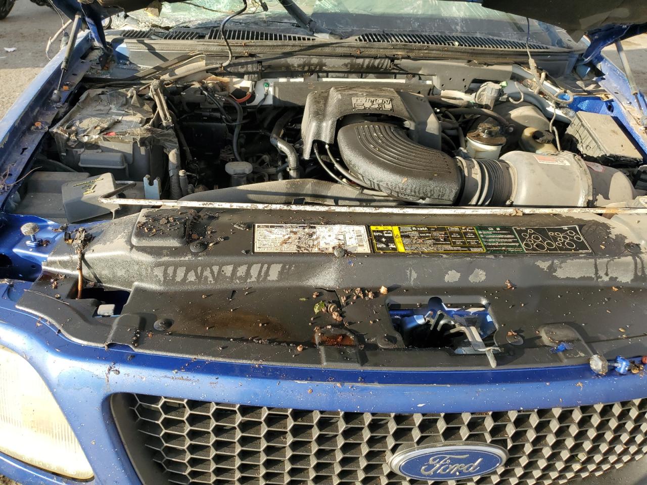 2002 Ford F-150 VIN 1FTRX08L12KA21447 Copart auction photo, rollover damage thumbnail 12