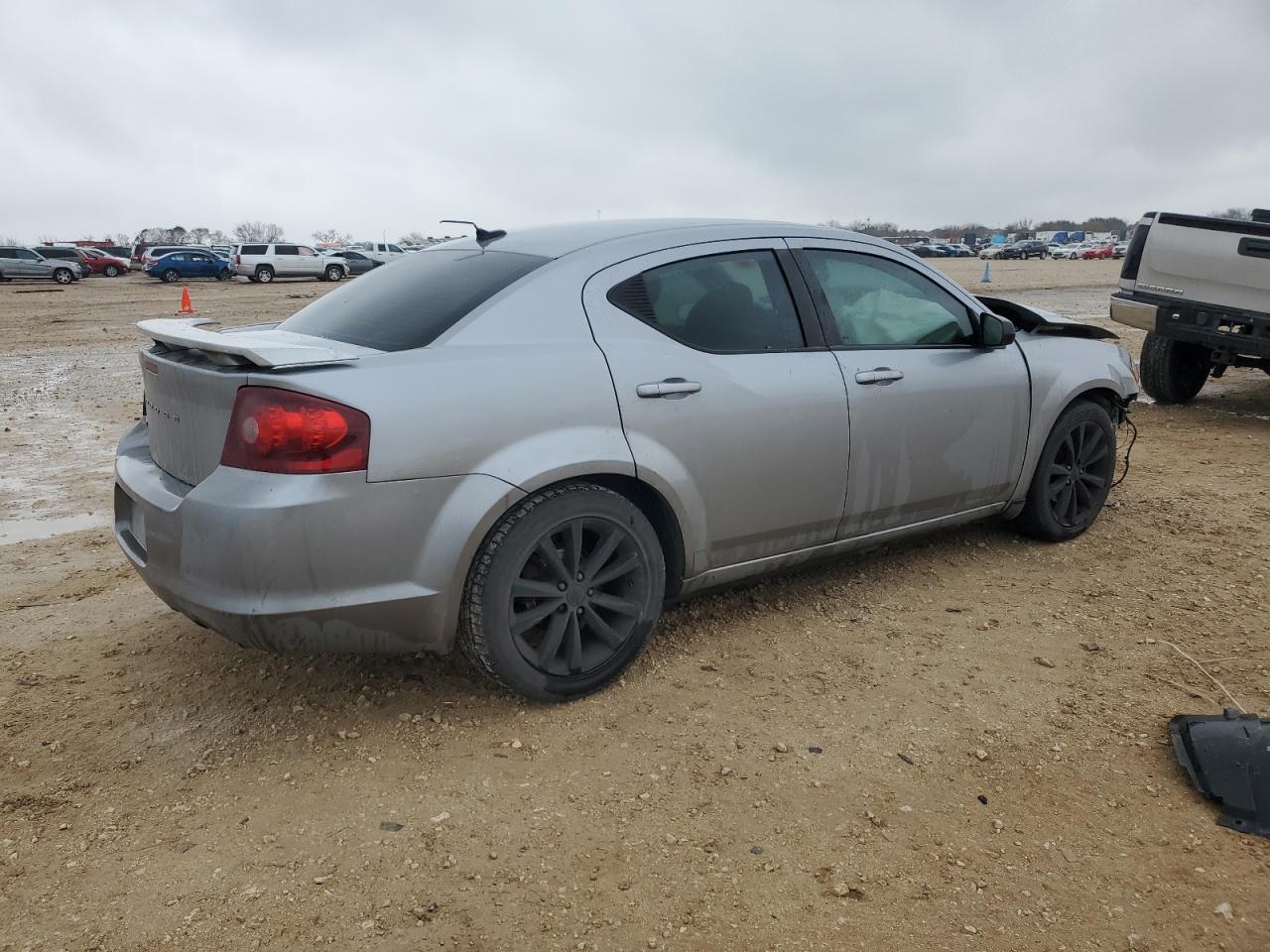 2014 Dodge Avenger VIN 1C3CDZAB1EN221174 Copart auction photo, front end damage thumbnail 3