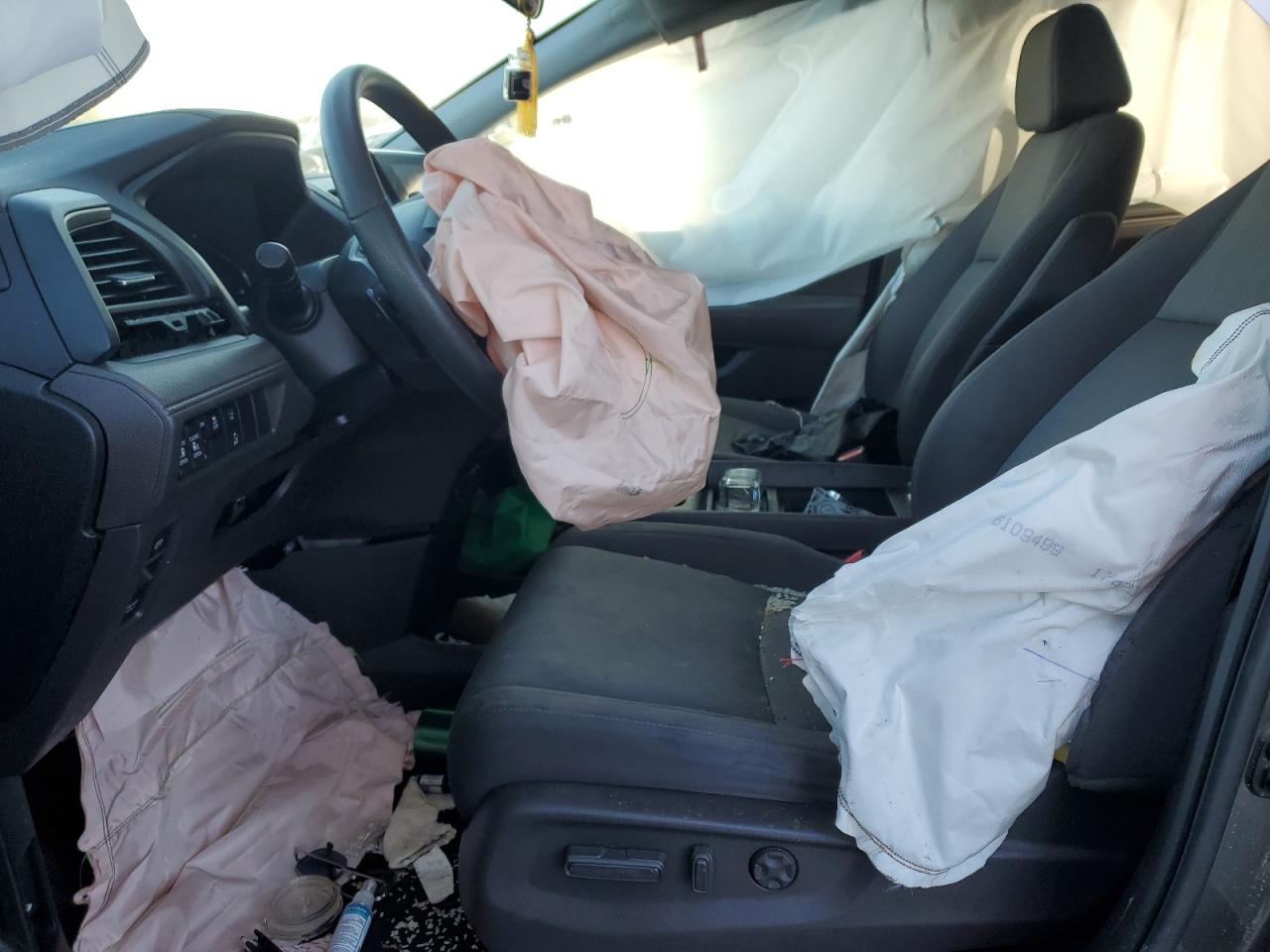 2019 Honda Odyssey VIN 5FNRL6H55KB062970 Copart auction photo, rollover damage thumbnail 7