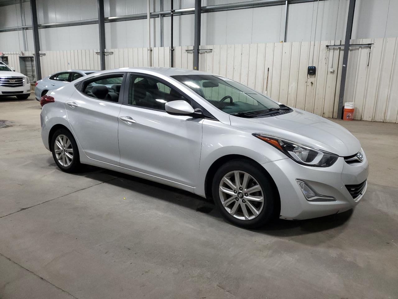 2015 Hyundai Elantra VIN KMHDH4AE2FU229448 Copart auction photo, vandalism / hail damage thumbnail 4