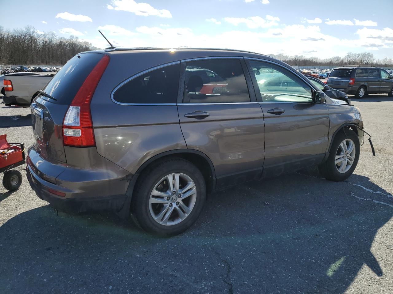 2011 Honda CR-V VIN 5J6RE4H75BL018958 Copart auction photo, front end damage thumbnail 3