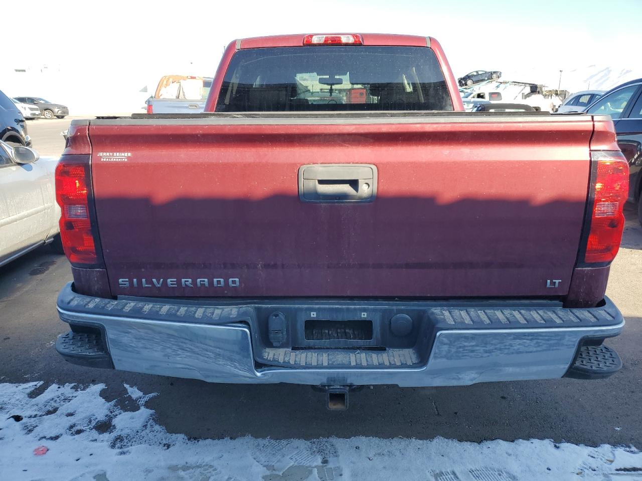 2015 Chevrolet Silverado VIN 3GCUKRECXFG438810 Copart auction photo, side damage thumbnail 6