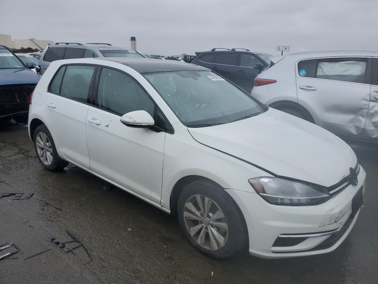 2019 Volkswagen Golf VIN 3VWG57AU6KM036198 Copart auction photo, front end damage thumbnail 4