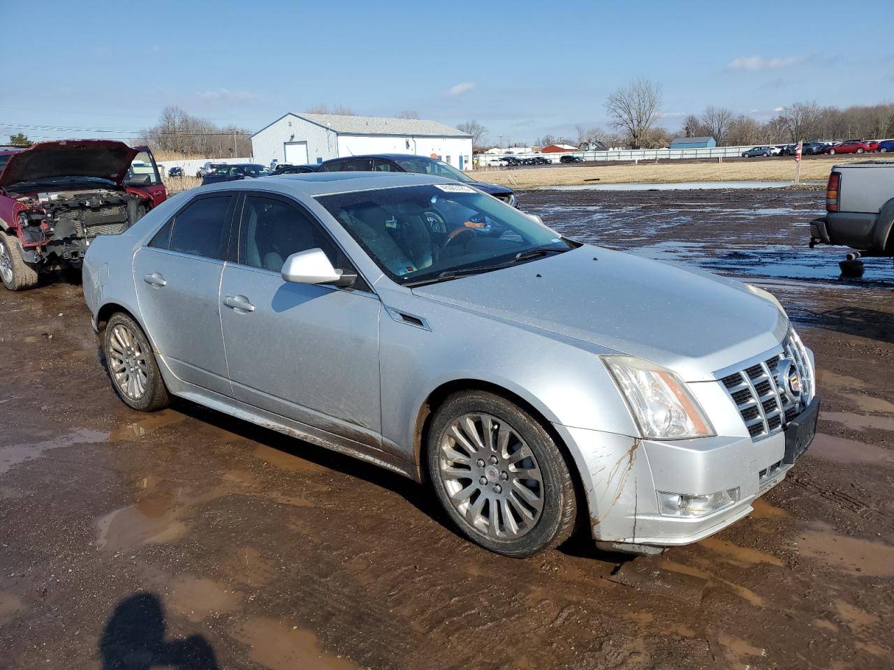 2013 Cadillac CTS VIN 1G6DS5E35D0159763 Copart auction photo, rear end damage thumbnail 4